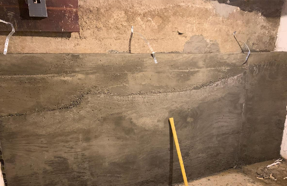 Basement Wall Crack Repairs in Boxborough, MA | LeBlanc - Image-CrackedWalls(1)